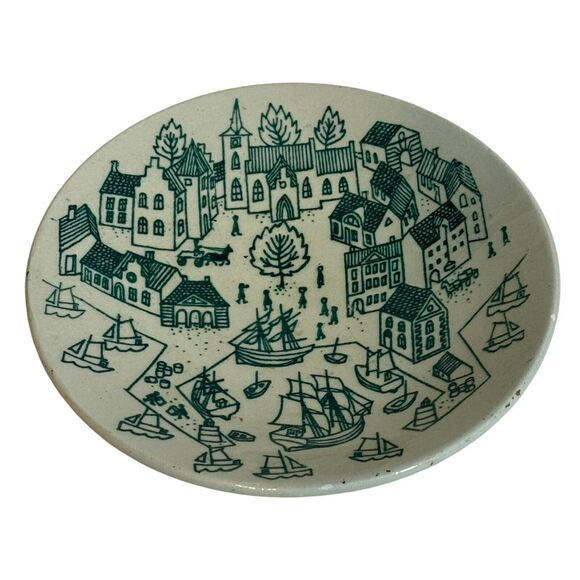 Vintage Nymolle Art Faience Hoyrup Denmark Limited Edition Small Plate Dish 4006 - Picture 1 of 4